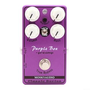 VERSATILE TONAL RANGE: Switch from pristine clean to rich overdrive ly with this preamp pedal for electric guitar performance PRECISE EQ SHAPING: Tailor your sound using the ±15dB two-band active EQ on this purple box effect pedal for any style AGGRE...