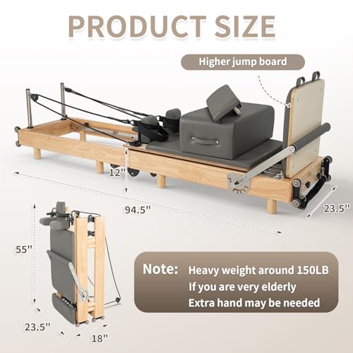 Foldable Pilates Reformer