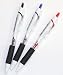 Uni-ball Jetstream Extra Fine Point Retractable Roller Ball Pens,-rubber Grip Type -0.5mm-black .Blue.red 3 Colord Ink Pens Value Set