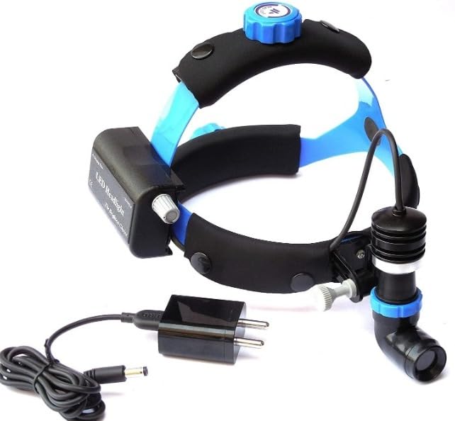 5W Medizinischer LED-Scheinwerfer für HNO-Chirurgie, freihändig verstellbare chirurgische Stirnlampe, leicht, für Zahn- & kleinere Operationen