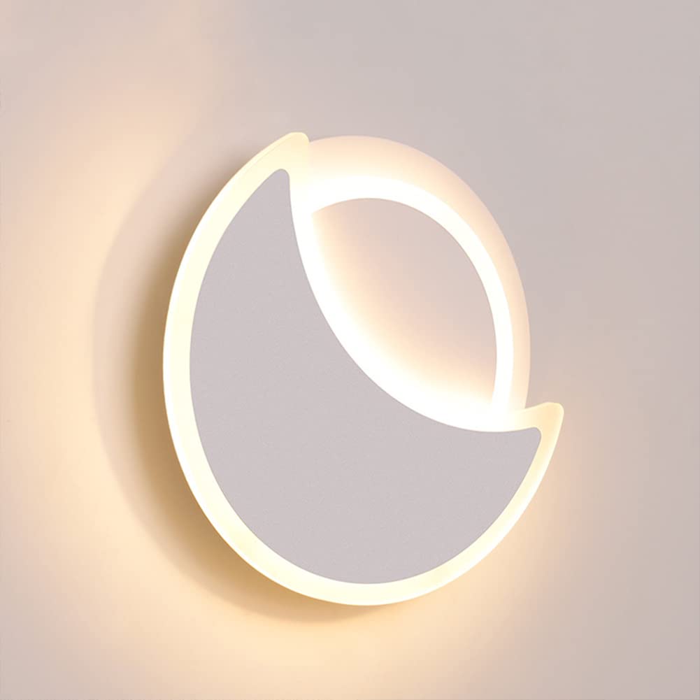 SXECAEPS Wall Lamps Sconces Light Indoor Led 12w 3000k Warm White Modern Metal Decorative Sconce Lamp for Living Room Bedroom Hallway Corridor Stairs(B)