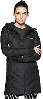 Columbia Women's Heavenly Long Hooded Jacket, Black, Large