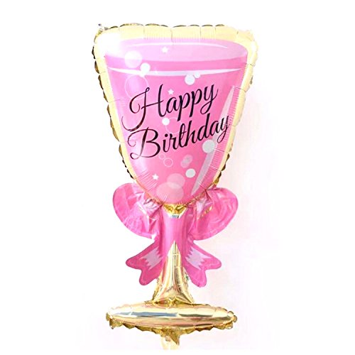 Ballonfritz® HAPPY BIRTHDAY Schriftzug-Ballon In Rosegold – XXL Folienballon Für Geburtstagsdeko & Fotos