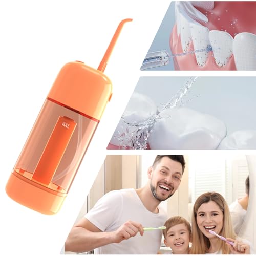 Water Flosser - Dispositivo De Uso De Eléctrico Portátil Para Viajes | Irrigador Bucal Inalámbrico Impermeable, Boquilla Giratoria De 360°, Limpiador De Dientes Y Encías Para Uso Do - imagen 5