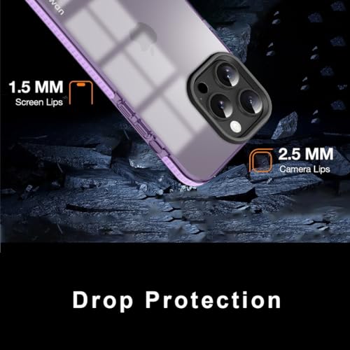 Image of KARWAN Back Cover| iPhone 14 Pro Back Cover |Polycarbonate Material| Full Camera Protection |Perfectly Fit| Case for iPhone 14 Pro - Purple