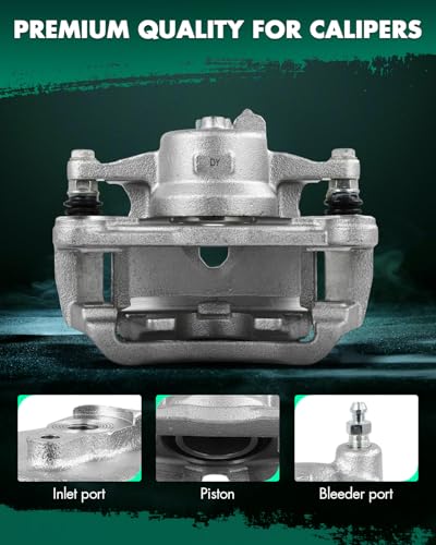 Image of SCITOO Front Right Brake Caliper With Bracket 19B7173 Compatible For Mazda For 6 2014-2021