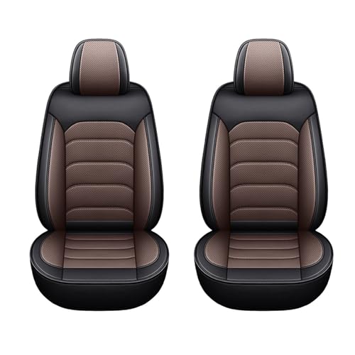 車用シートカバー 適用スズキ スペーシア MK32S MK42S Spacia 2013年-2017〜現行 座布団2枚セット シート保護 汚れ防止 滑り止め 取付簡単 四季汎用 車用品 内装パーツ 運転席 助手席【2025年モデル (茶と黒,通常版)
