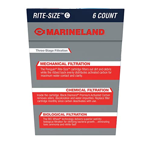 Marineland Rite-Size Cartridge C, 6-Pack #TOP4