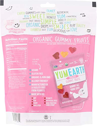 Yumearth Valentines Gummy Fruits, 10 Snack Packs (7 Ounces Each) #TOP1
