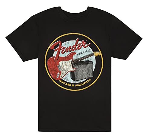 Fender 1946 Guitars & Amplifiers T-Shirt, Vintage Black, M