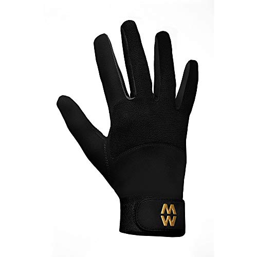 Macwet Men's & Women's 1 Pair Long Mesh Sports Gloves 10 cm Black