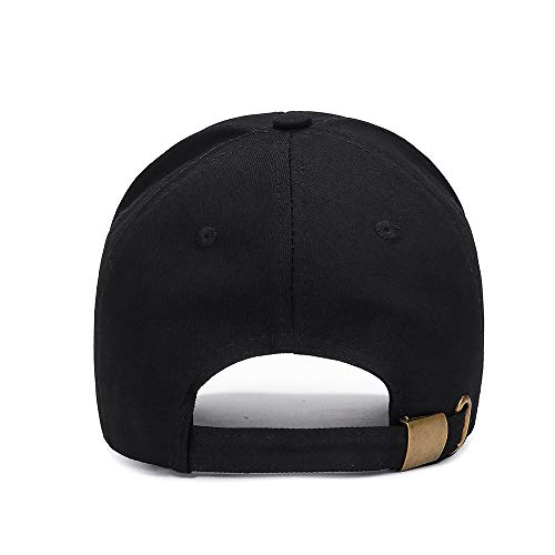 Gorra de béisbol bordada unisex de algodón ajustable miniatura 4