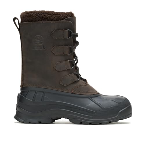 Kamik Alborg, Botas de nieve para Hombre, Marrón (Braun/Gaucho Gau), 45 EU