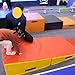 WAZHOU Gymnastics Incline Mat, Folding Incline Tumbling Mats For Gymnastics Training, Martial, Dance Yoga Stretching Training - Easy To Carry & Store(150x70x35cm)