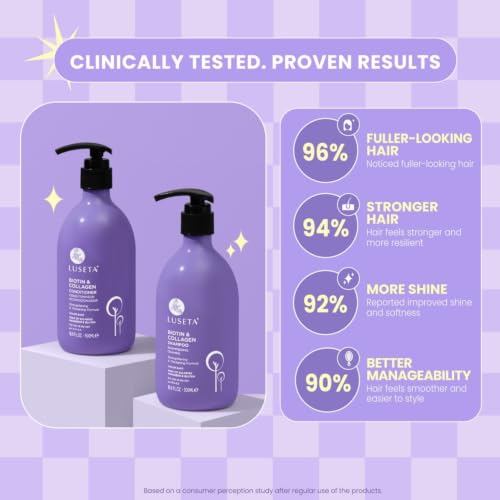 Image of Luseta Biotin Shampoo and Conditioner Set, Thickening for Thinning Hair