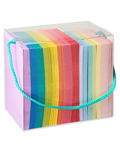 American-Greetings-Single-Panel-Blank-Cards-with-Envelopes-Rainbow-Colors-200-Count