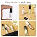 12 Pcs Empty Lip Gloss Tubes 1.2ml Clear Mini Refillable Lip Balm Bottles with Rubber Inserts and Brush Mini Makeup Containers for Samples Lips Balms DIY Makeup Travel Split (Black and White)