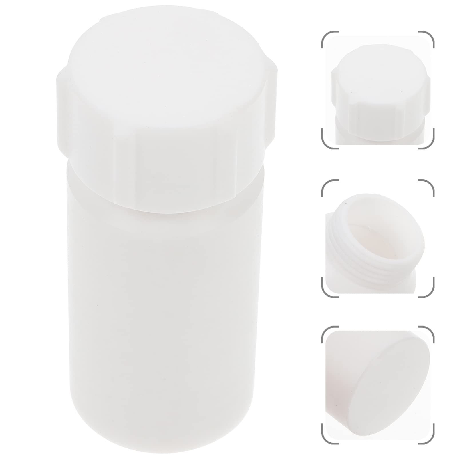 Ciieeo 3 Pezzi Flacone Reagenti Ptfe Leggero e Pratico per Esperimenti Laboratorio Design Semplice e Accessorio Affidabile per Vetreria da Laboratorio