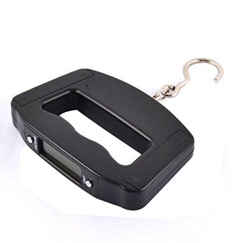 Báscula Colgante Digital 50Kg LCD Plástico Negra