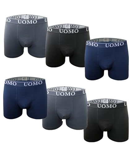 Channo Boxers de Algodón Básicos Ajustados, Cómodos...