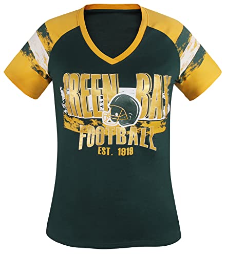 Womens Football Fans V Neck City Raglan T-Shirts