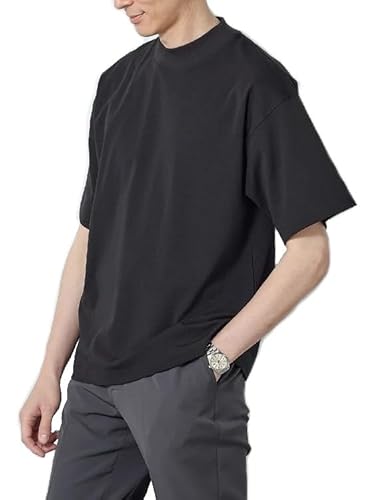 [ピーエスエフエー] TRANS CONTINENTS モックネック半袖Ｔシャツ