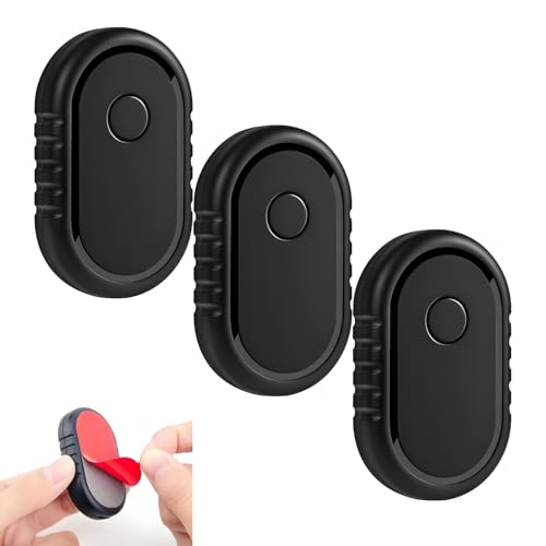 Lot de 3 Coques Étanches avec Support Adhésif Compatible avec Samsung tag Galaxy SmartTag 2, Coque de Protection Intégrale IPX8 Anti-Choc Anti-Rayures avec...