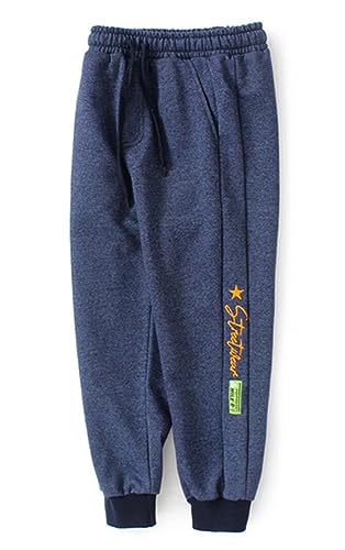 Image of HILEELANG Toddler Boy Sweatpants Kids Sport Jogger Cotton Casual Active Playwear Sweats Pants 2-Pack