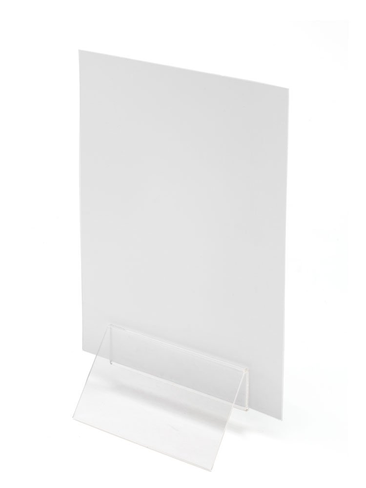 Deflecto Menu Clip Holder - Crystal