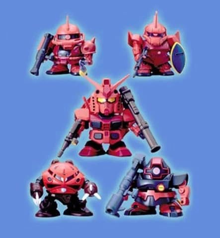 Bandai Hobby Char's Mobile Suit Collection Bandai (juego de 5)