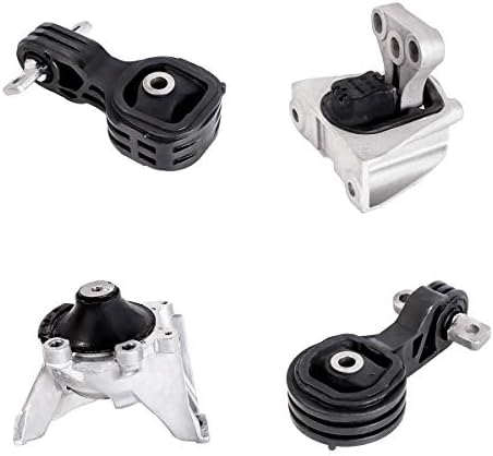 Ashimori Compatible With 2007-2011 Honda CRV 2.4L Auto Engine Motor Mount & Transmission Mount Kit A4535 A4536 A4598 A4595