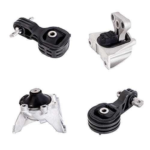 Ashimori Compatible With 2007-2011 Honda Crv 2.4L Auto Engine Motor Mount & Transmission Mount Kit A4535 A4536 A4598 A4595 #TOP13