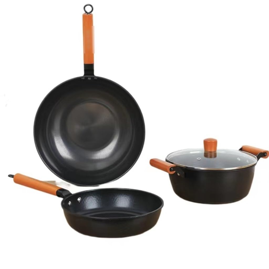 Poêle plate et casserole pour fournitures de cuisine de camping durables
