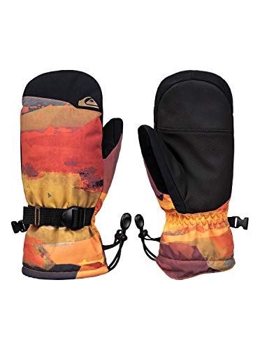 Quiksilver Boys Mission - Snowboard/Ski Mittens for Boys 8-16 Snowboard/Ski Mittens Red L
