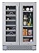Avallon AWBC241GGFD 24 Inch Wide 21 Bottle and 60 Can Capacity Built-In Wine and Beverage Cooler with French Doors