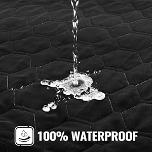 nanbowang-Waterproof-Dog-Bed-Covers-Replacement-Washable-Pet-Hair-Easy-to-Remove-Dog-Pillow-Cover-Quilted-Pet-Bed-Cover-Lovely-Puppy-Bed-Cover-for-DogCat-20x30-Black - Cucciolini Doodles   nanbowang-Waterproof-Dog-Bed-Covers-Replacement-Washable-Pet-Hair-Easy-to-Remove-Dog-Pillow-Cover-Quilted-Pet-Bed-Cover-Lovely-Puppy-Bed-Cover-for-DogCat-20x30-Black