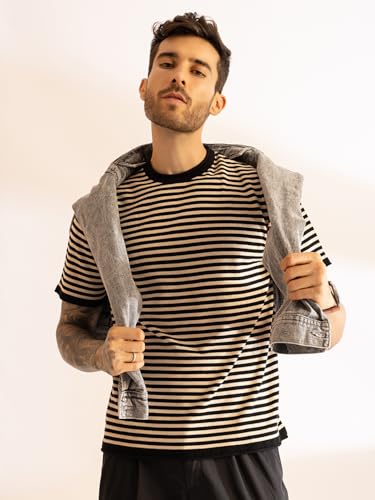 Image of Armisto Men's 100% Cotton Fancy Party Polo T-Shirt /Neutral Colour