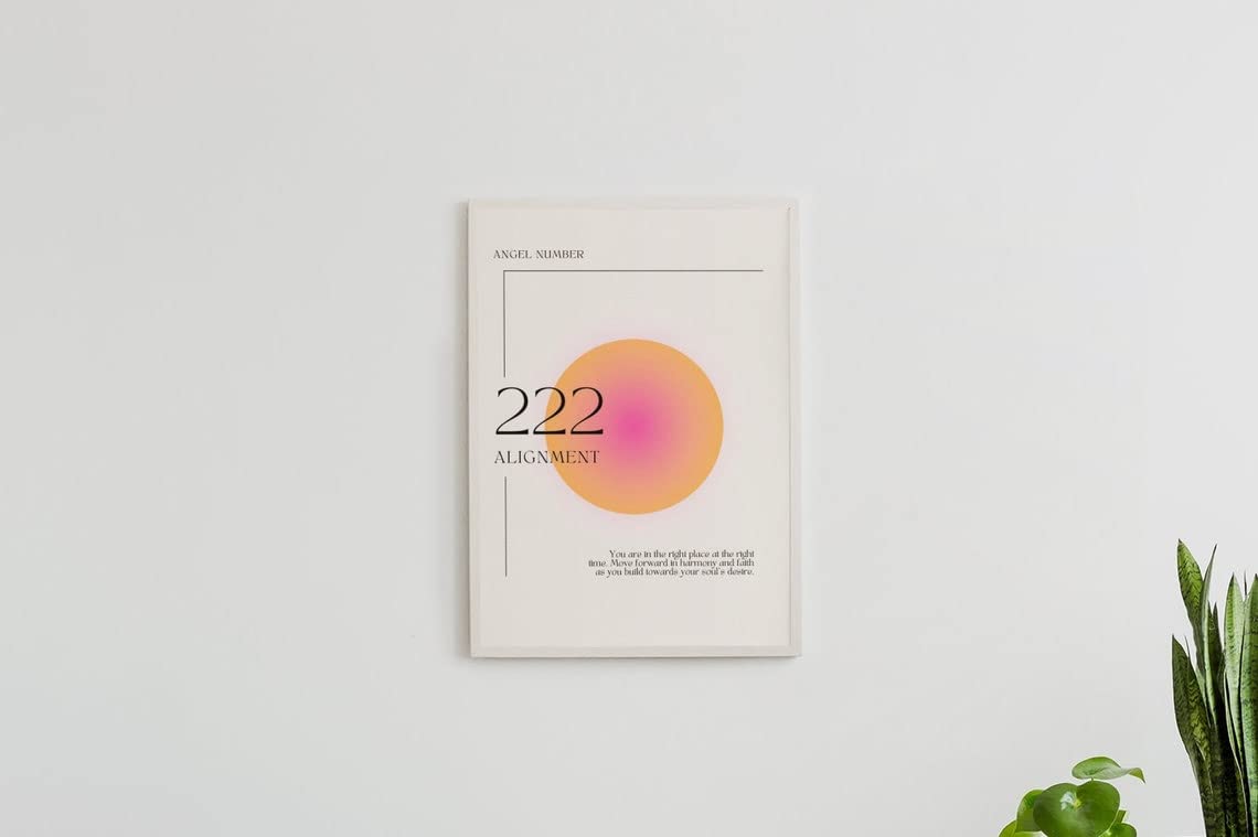 Amazon.com: Funny Genevieve Angel Number Poster, 222 Wall Art Print, 222  Number Minimalist Poster, Colorful Gradient Aura Print, 222 Angel Number  Print, 222 Aesthetic Print, 222 Aura Print, Gradient Aura Print: Posters &  Prints