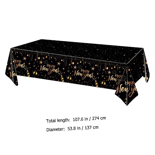 Nappe de Nouvel an imperméable pour protéger la table de fête des taches