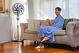 WAP Ventilador de Coluna 50cm FLOW TURBO, com Tecnologia Silenciosa e Econômica, 8 Pás e 3 Velocidades, 180W 127V glide