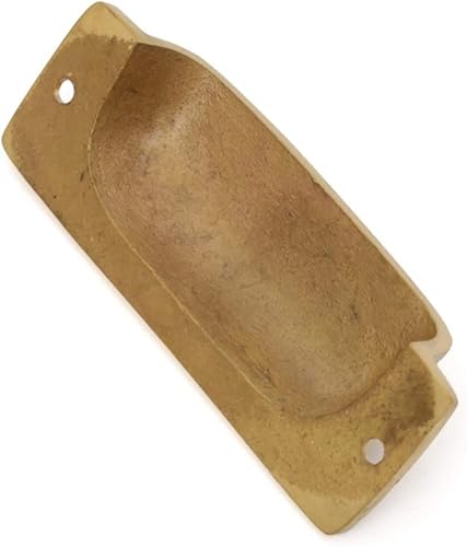 Miniatura 6 de Renovators Supply Manufacturing Tiradores de gabinete de 3 34 pulgadas, tiradores de latón antiguo estilo azteca para cajones con accesorios de