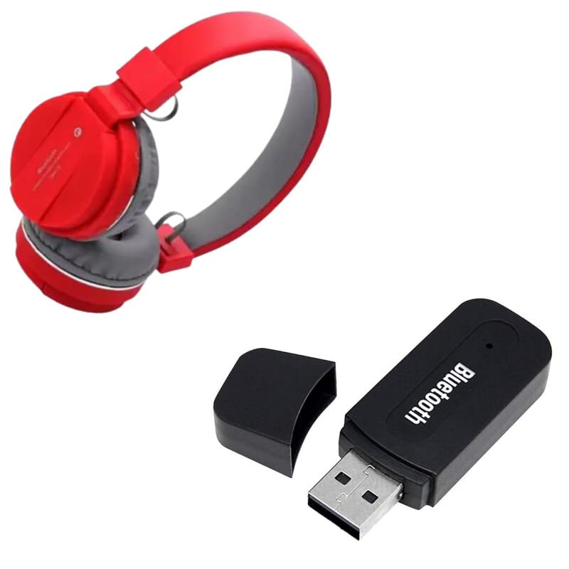Combo Pack of 2 Items - Comfortable On-Ear Bluetooth Wireless Headphone, BluetoothReceiver (1 Year Warranty)-picture-21