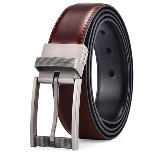 Reversible Belt for Women Leather Belts for Jeans Pants Fashion Ladies Dress Belt Trim to Fit