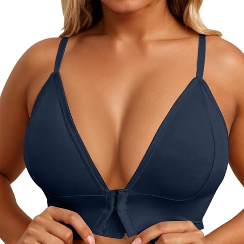 Soutien-gorge sans couture fermeture avant : soulagez le dos et supprimez les armatures