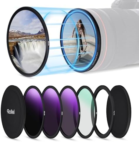 Rollei F:X Pro Magnetische ND Rundfilter Set 82mm mit ND8+ND64+ND1000+CPL
