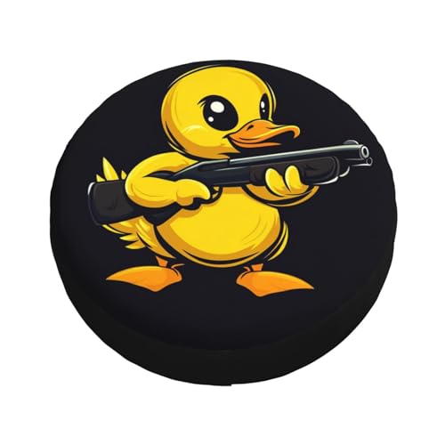 Image of Funny Duck Spare Tire Cover Weatherproof Universal Wheel Protectors Cute Duck Wheel Covers for Rv Camper Travel Trailer SUV Truck 17 Inch