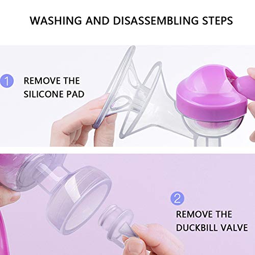 Jade Kit SDXNQ-PURPLE Elfzone Manual Breast Pump thumb #2