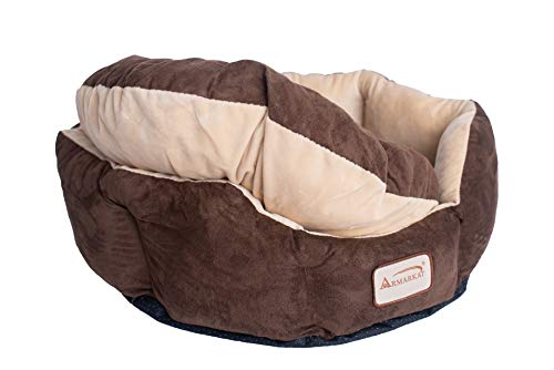 Armarkat C01Hkf/Mh Cozy Pet Bed 20-Inch Diameter, Mocha Beige #TOP3