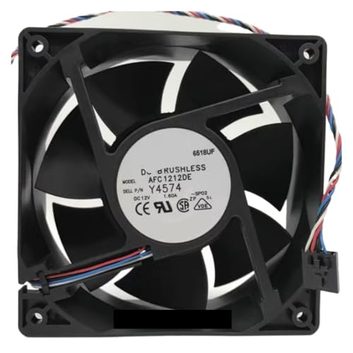 Ventilateur 12V 1,6A AFC1212DE 12038 4 fils pour refroidissement de boîtier PC