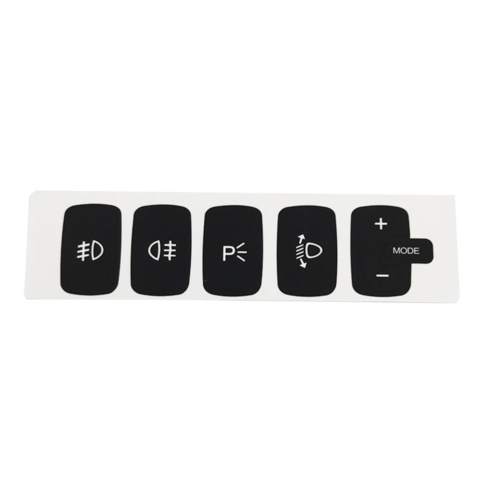 Compatible avec Fiat pour Croma 2005 2006 2007 2008 2009 2010 2011 1 ensemble d'autocollants réparation bouton-poussoir d'interrupteur feux antibrouillard Autocollants Intérieur